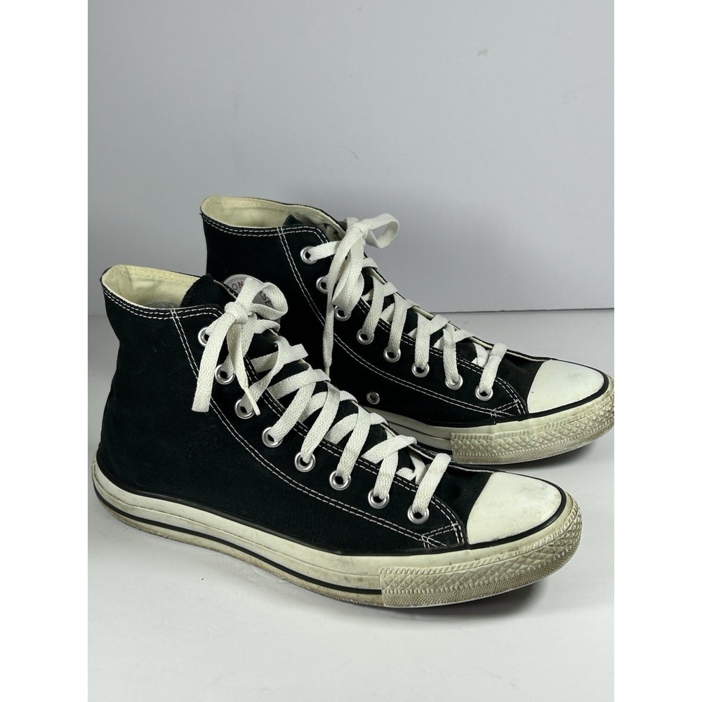 Vintage Converse Black Chuck Taylor All Star High Top Men's 8.5 Made In USA Y2K